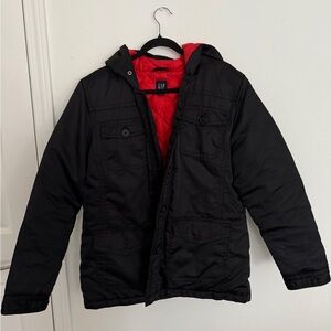 Gap Women’s Puffer Quilted Parka Jacket Super Warm Size Large